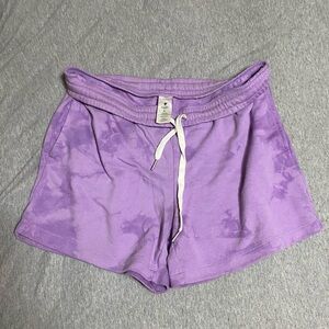 Purple Tie Dye Shorts